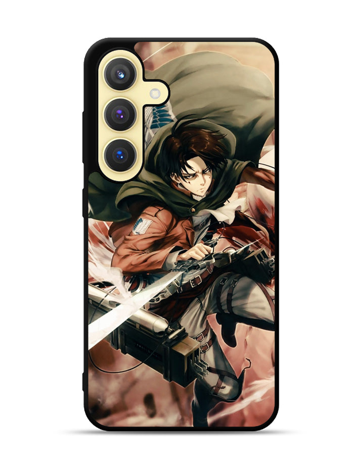 Levi Ackerman Anime Samsung Galaxy S25 Plus 5G , Samsung Galaxy S25+ 5G Case OV3502