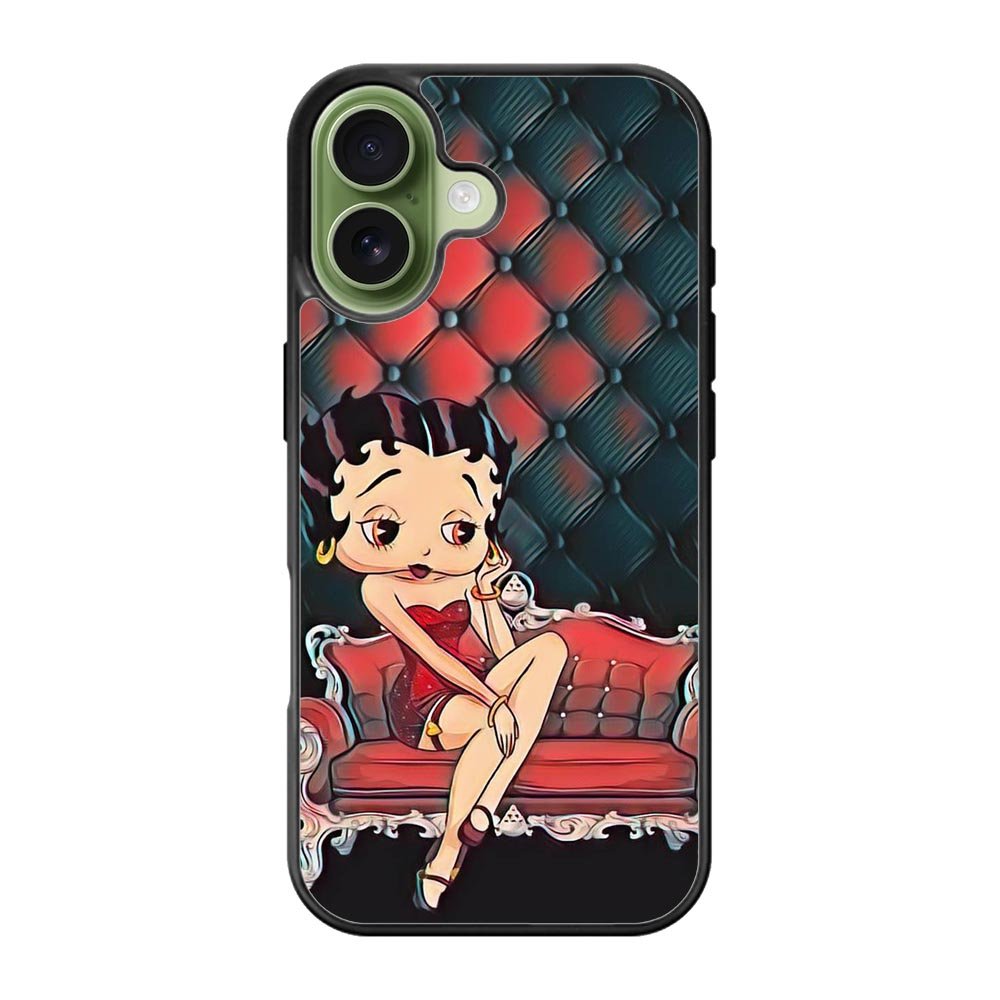 Betty Boop Wallpaper iPhone 17 Case