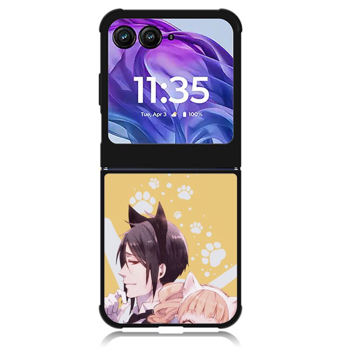 Black Butler Motorola Moto Razr Plus 2024 , Moto Razr+ 2024 Case OV4168