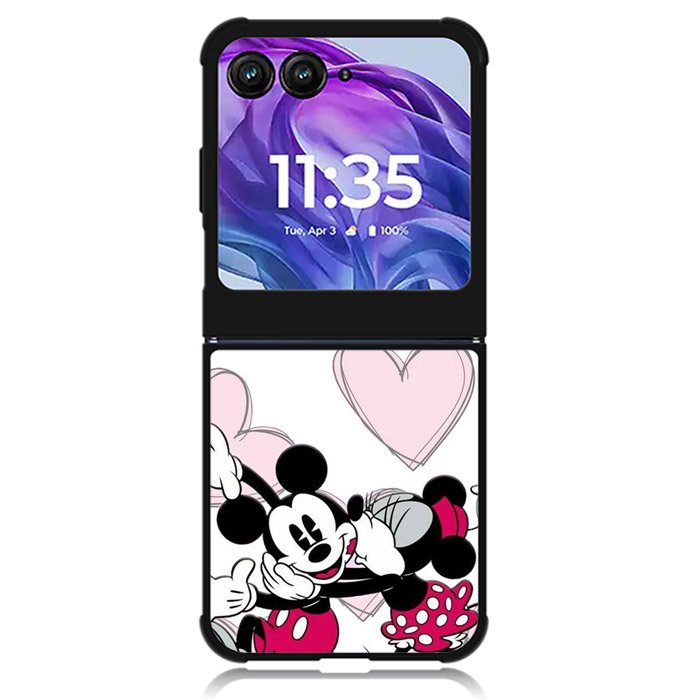 Minnie Kiss Mickey Motorola Moto Razr Plus 2024 , Moto Razr+ 2024 Case OV8073