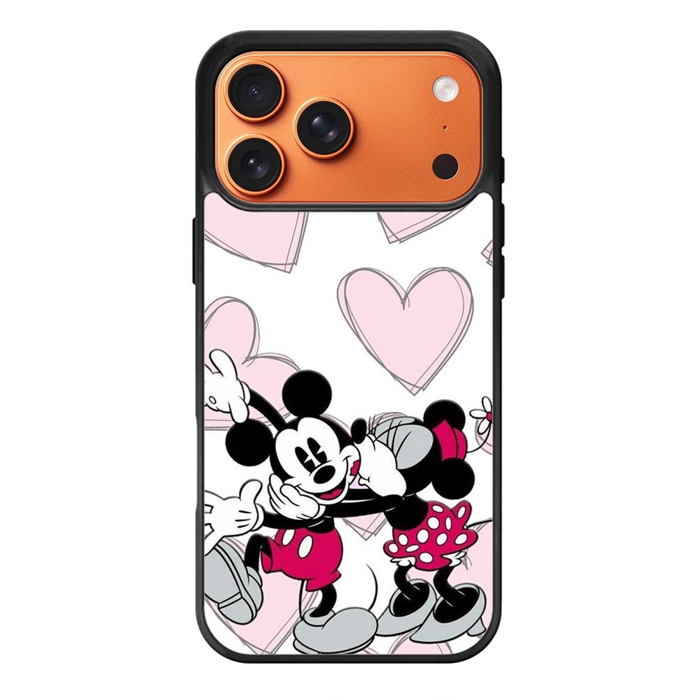 Minnie Kiss Mickey iPhone 17 Pro Max Case QC8073