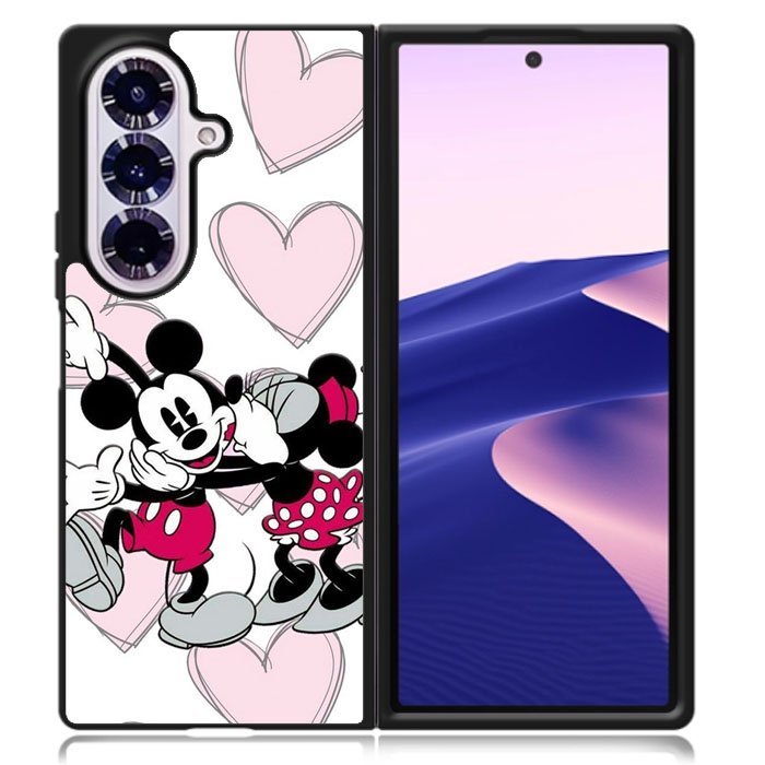 Minnie Kiss Mickey Samsung Galaxy Z Fold 7 Case OV8073
