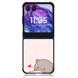 Chibi Cat Motorola Moto Razr Plus 2024 , Moto Razr+ 2024 Case OV8494