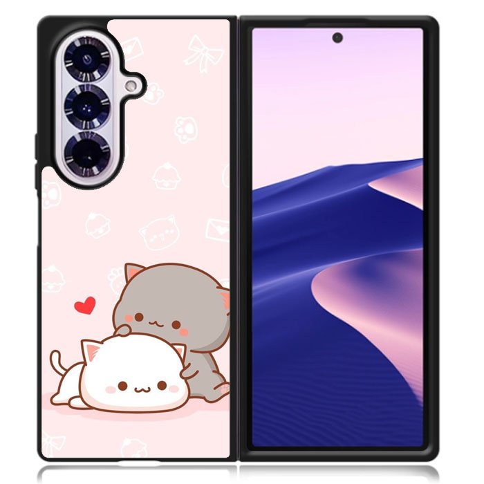 Chibi Cat Samsung Galaxy Z Fold 7 Case OV8494