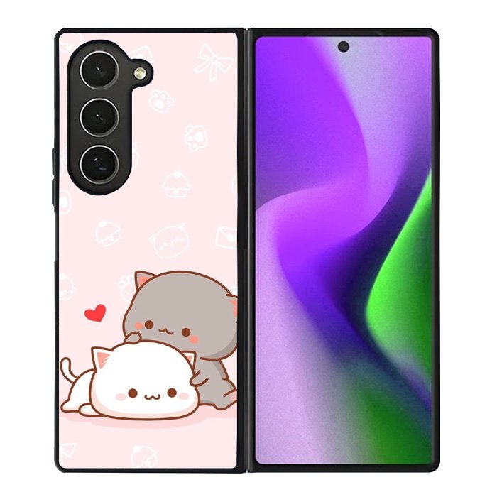 Chibi Cat Samsung Galaxy Z Fold 6 5G 2024 Case OV8494