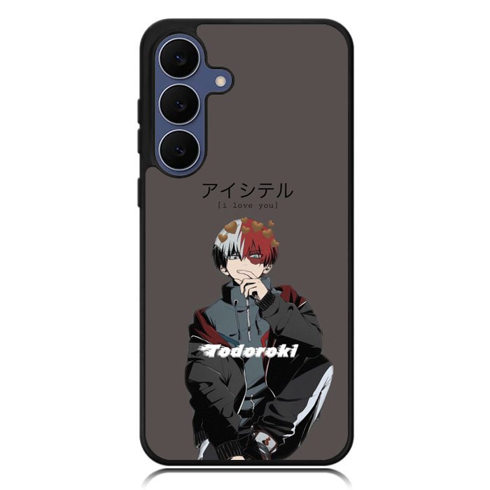 Todoroki Anime Samsung Galaxy S25 FE Case OV7781