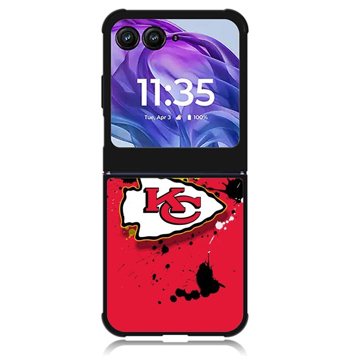 KC Chiefs Motorola Moto Razr Plus 2024 , Moto Razr+ 2024 Case