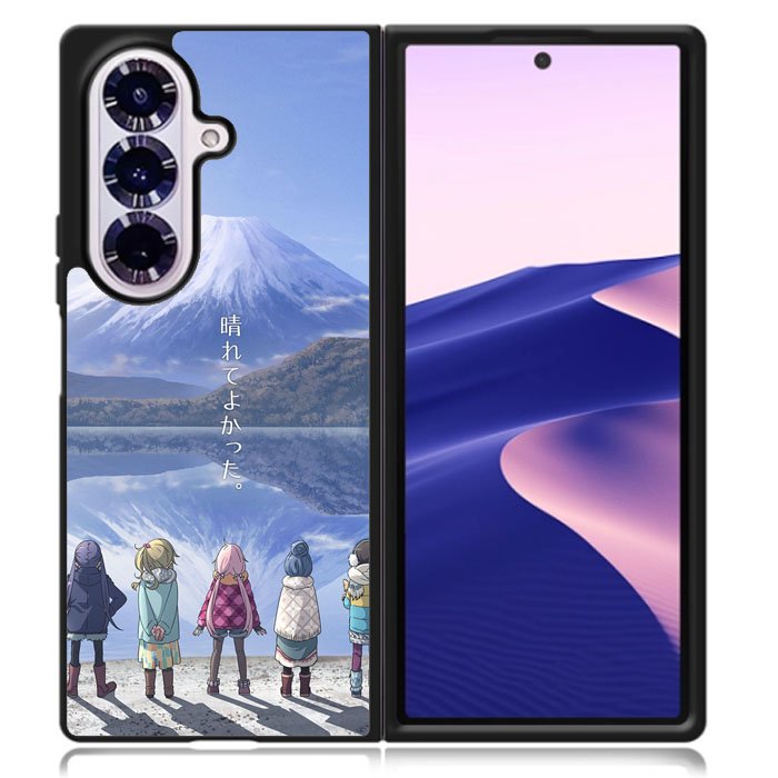 Yuru Camp Wallpapers Samsung Galaxy Z Fold 7 Case OV7727