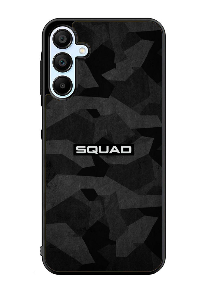 Squad Black Camo Samsung Galaxy A35 5G Case OV9401