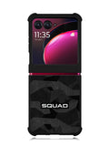 Squad Black Camo Motorola Moto Razr Plus 2023 , Moto Razr+ 2023 Case OV9401