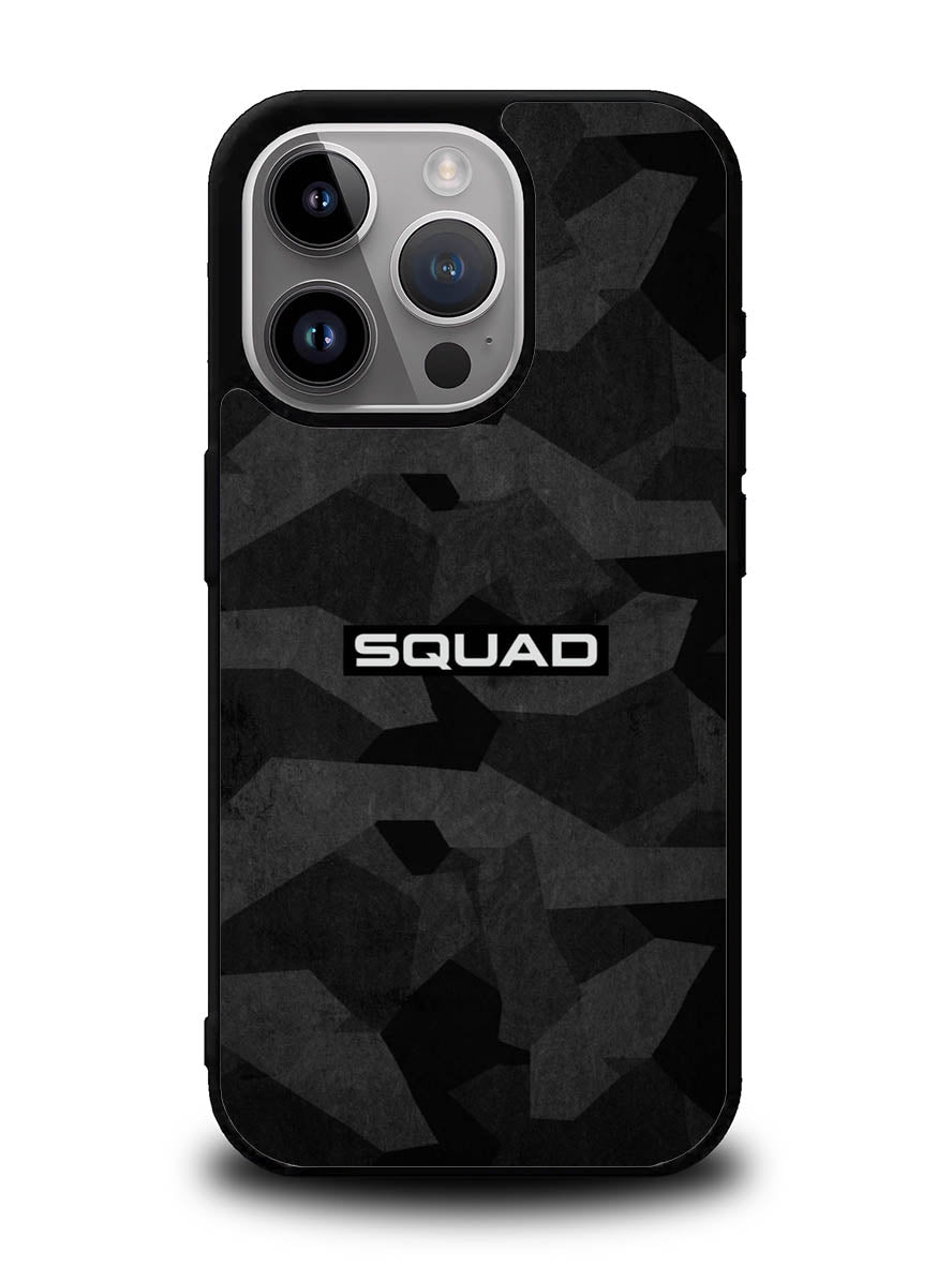 Squad Black Camo iPhone 16 Pro Case OV9401