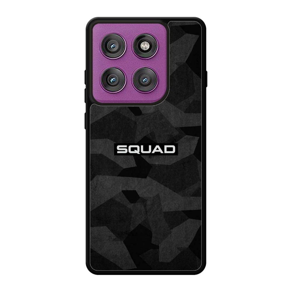 Squad Black Camo Motorola Moto Edge 60 Pro Case OV9401