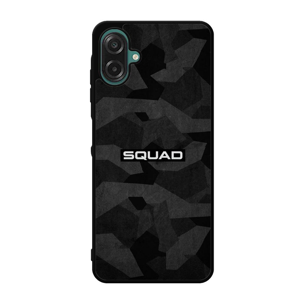 Squad Black Camo Samsung Galaxy A07 Case OV9401
