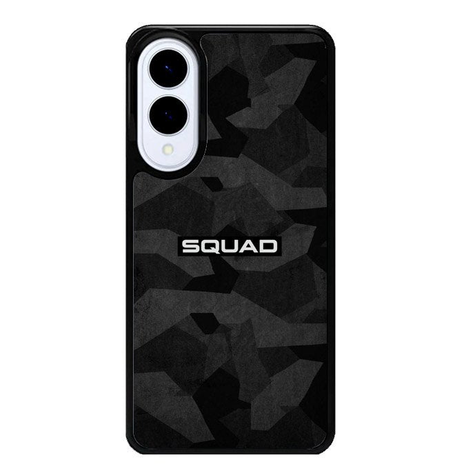 Squad Black Camo Samsung Galaxy S25 Edge 5G Case OV9401