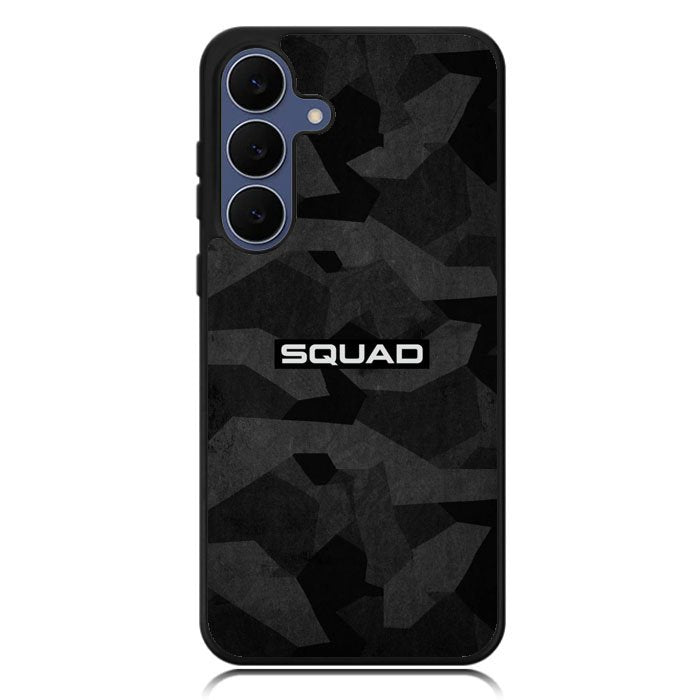 Squad Black Camo Samsung Galaxy S25 FE Case OV9401