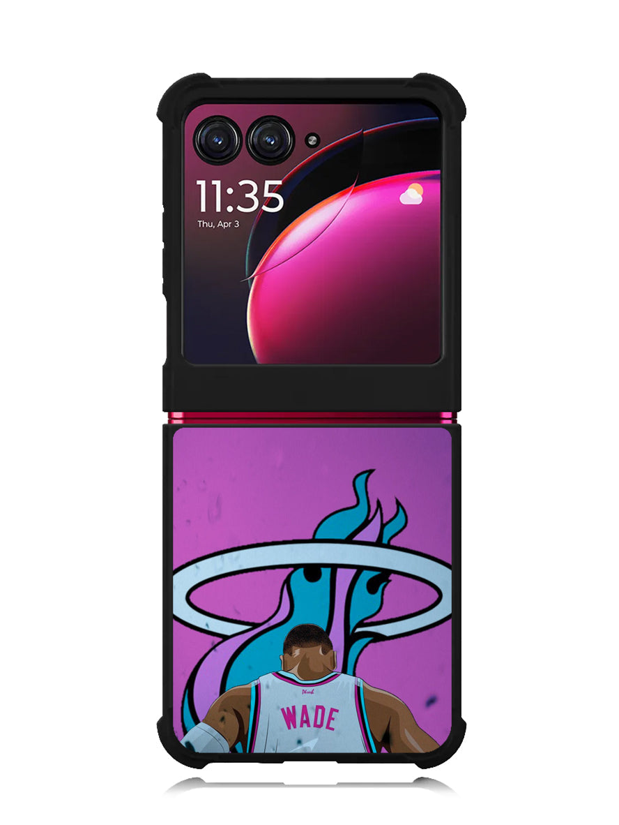 D Wade Miami Heat Motorola Moto Razr Plus 2023 , Moto Razr+ 2023 Case OV9333