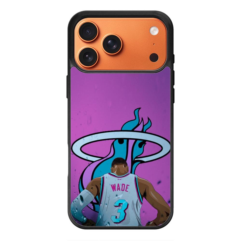D Wade Miami Heat iPhone 17 Pro Case QC9333