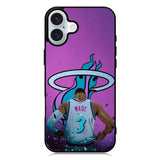 D Wade Miami Heat iPhone 16 Plus Case QC9333
