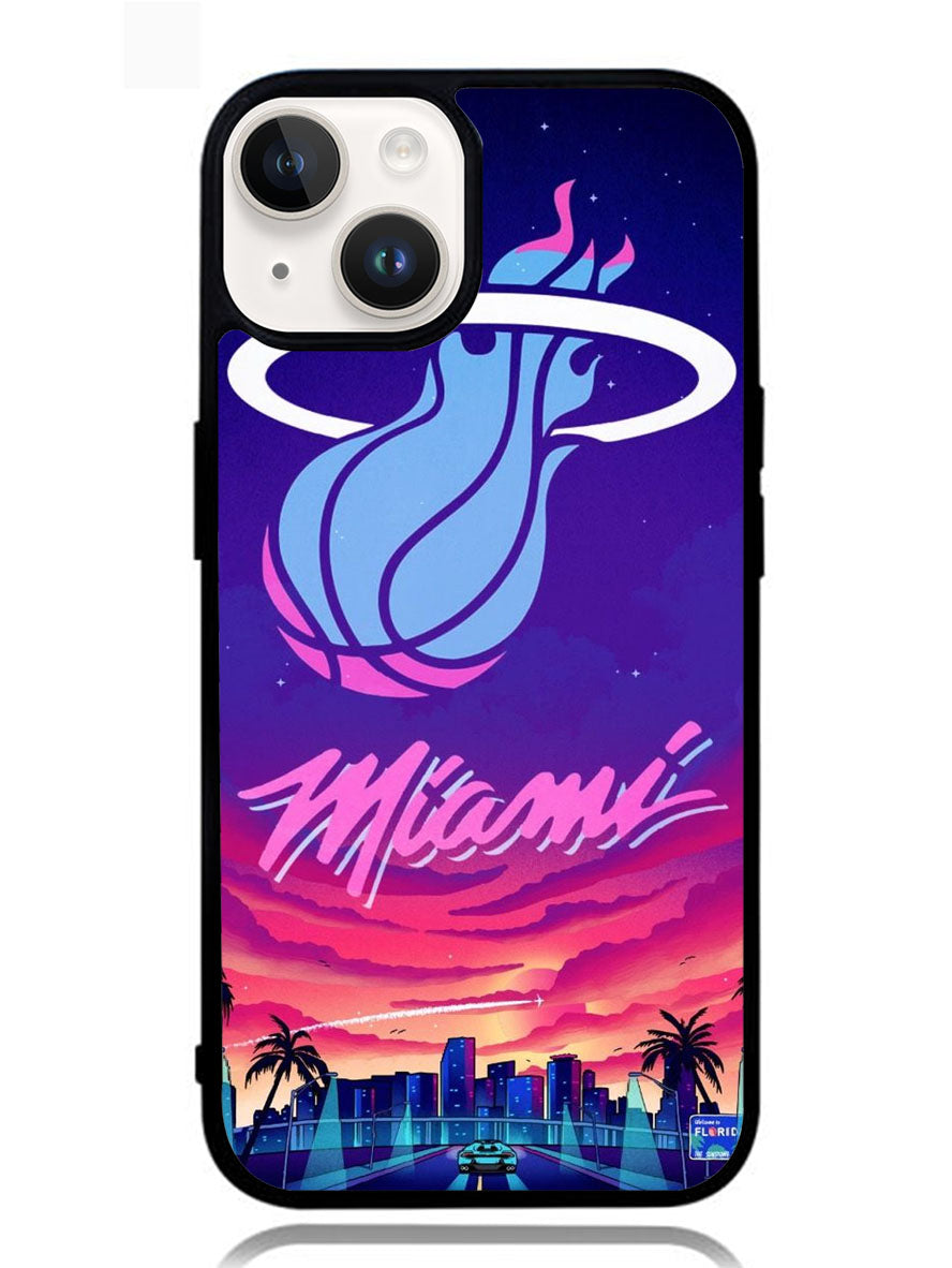 Miami Heat Vice iPhone 14 Case OV9378