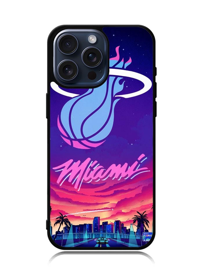 Miami Heat Vice iPhone 15 Pro Max Case