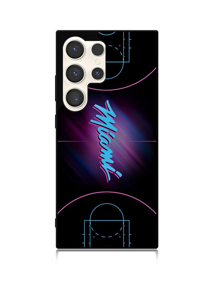 Miami Heat Basketball Samsung Galaxy S25 Ultra 5G Case QC9374