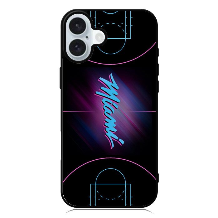 Miami Heat Basketball iPhone 16 Plus Case QC9374