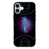Miami Heat Basketball iPhone 16 Case QC9374