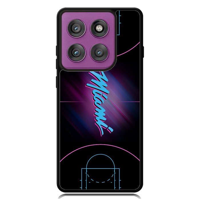 Miami Heat Basketball Motorola Moto Edge 2025 | Moto Edge 60 Fusion | Moto Edge 60 Pro Case OV9374