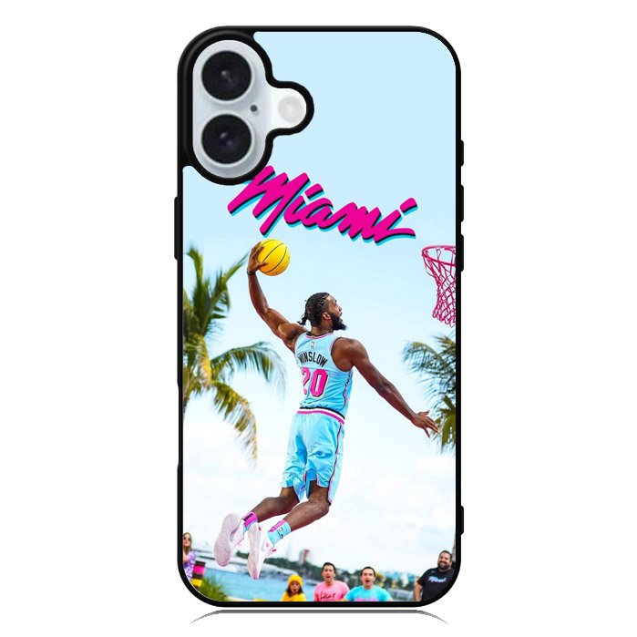 Miami Basketball iPhone 16 Case QC9373