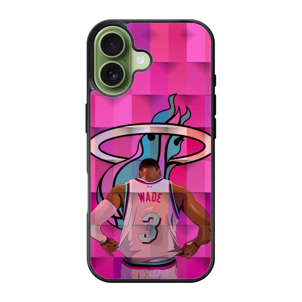 Wade Miami Heat iPhone 17 Case QC9414