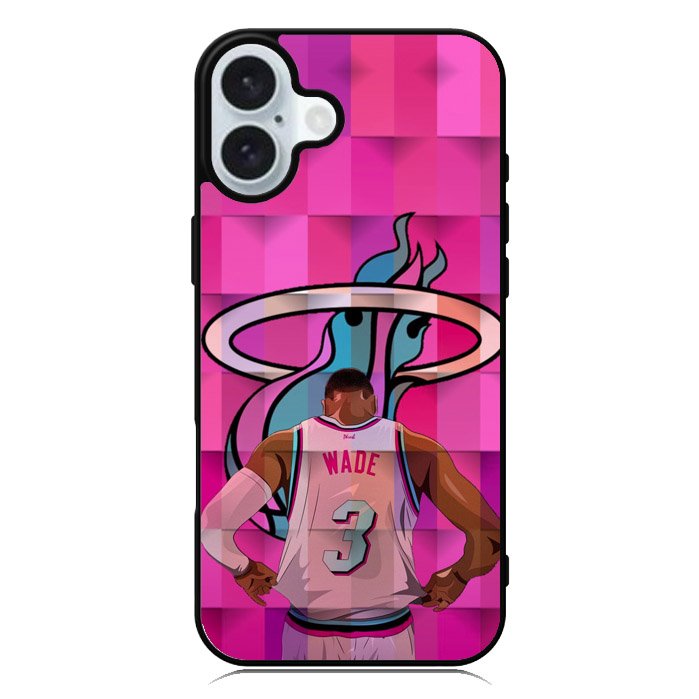 Wade Miami Heat iPhone 16 Case QC9414