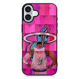 Wade Miami Heat iPhone 16 Case QC9414