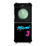 Miami Heat Jersy Samsung Galaxy Z Flip 6 5G 2024 Case OV9376