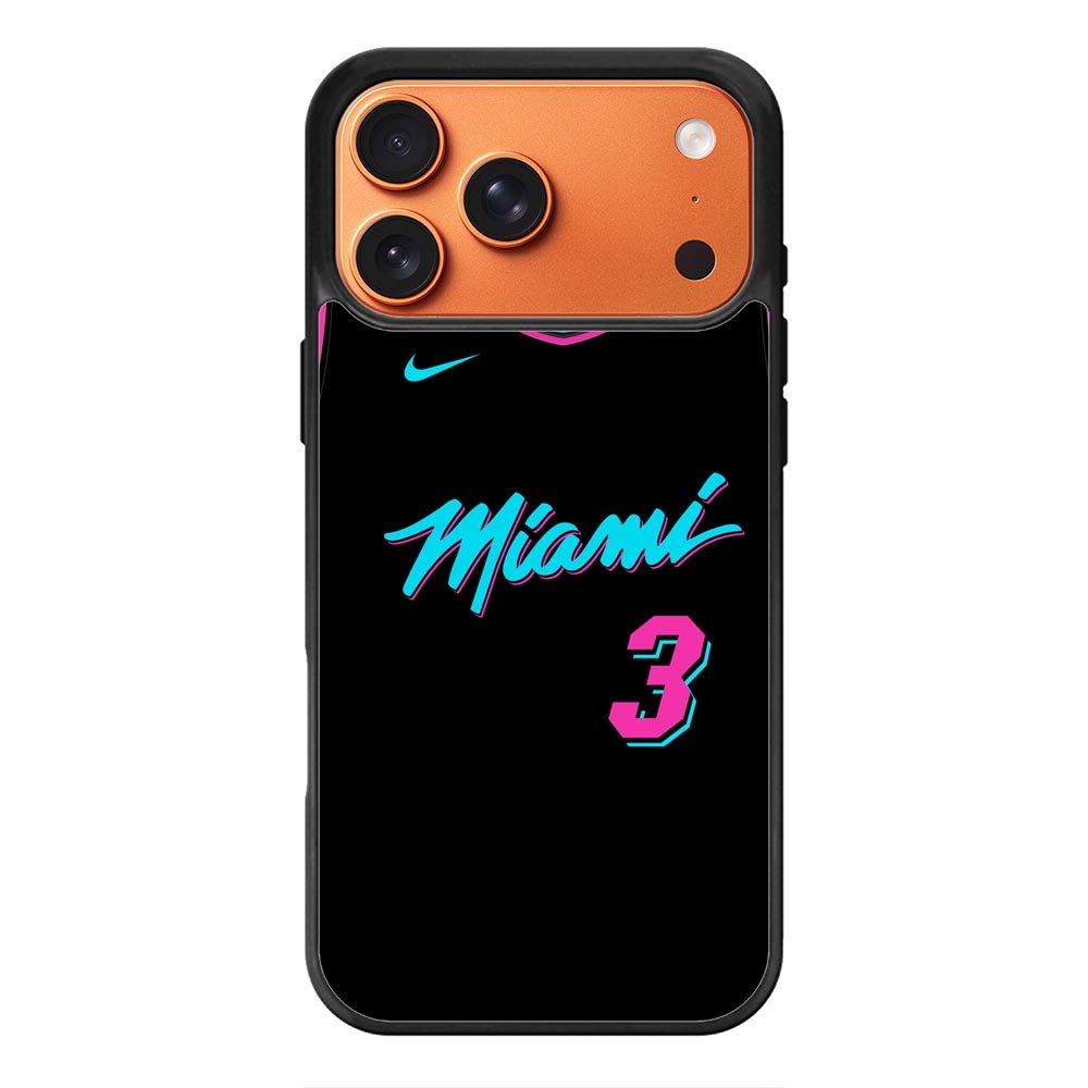 Miami Heat Jersy iPhone 17 Pro Case QC9376