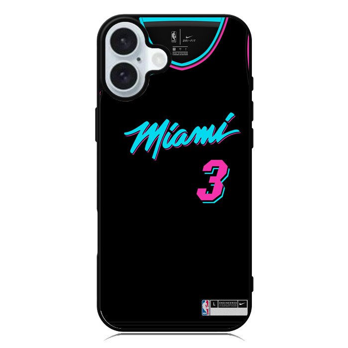 Miami Heat Jersy iPhone 16 Case QC9376