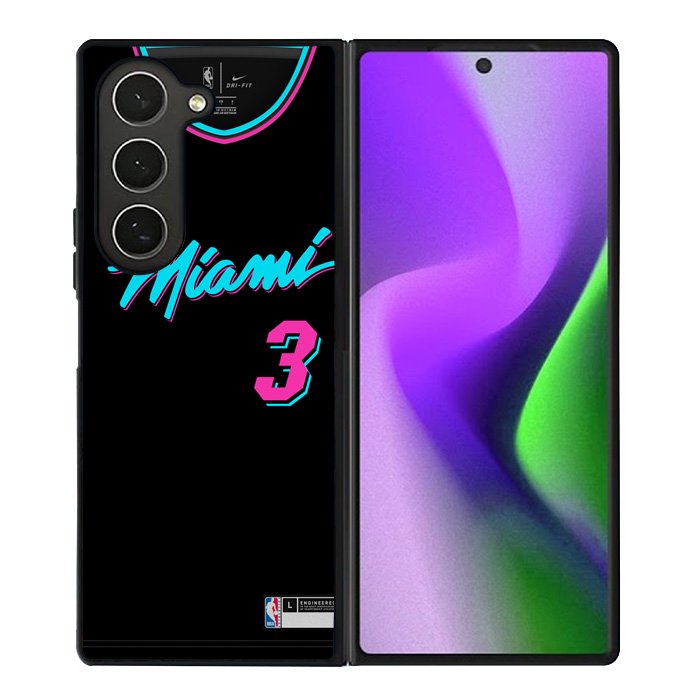 Miami Heat Jersy Samsung Galaxy Z Fold 6 5G 2024 Case OV9376
