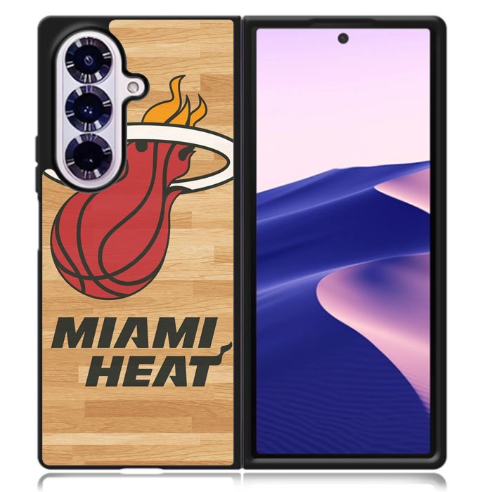 Miami Heat Logo Samsung Galaxy Z Fold 7 Case OV9377