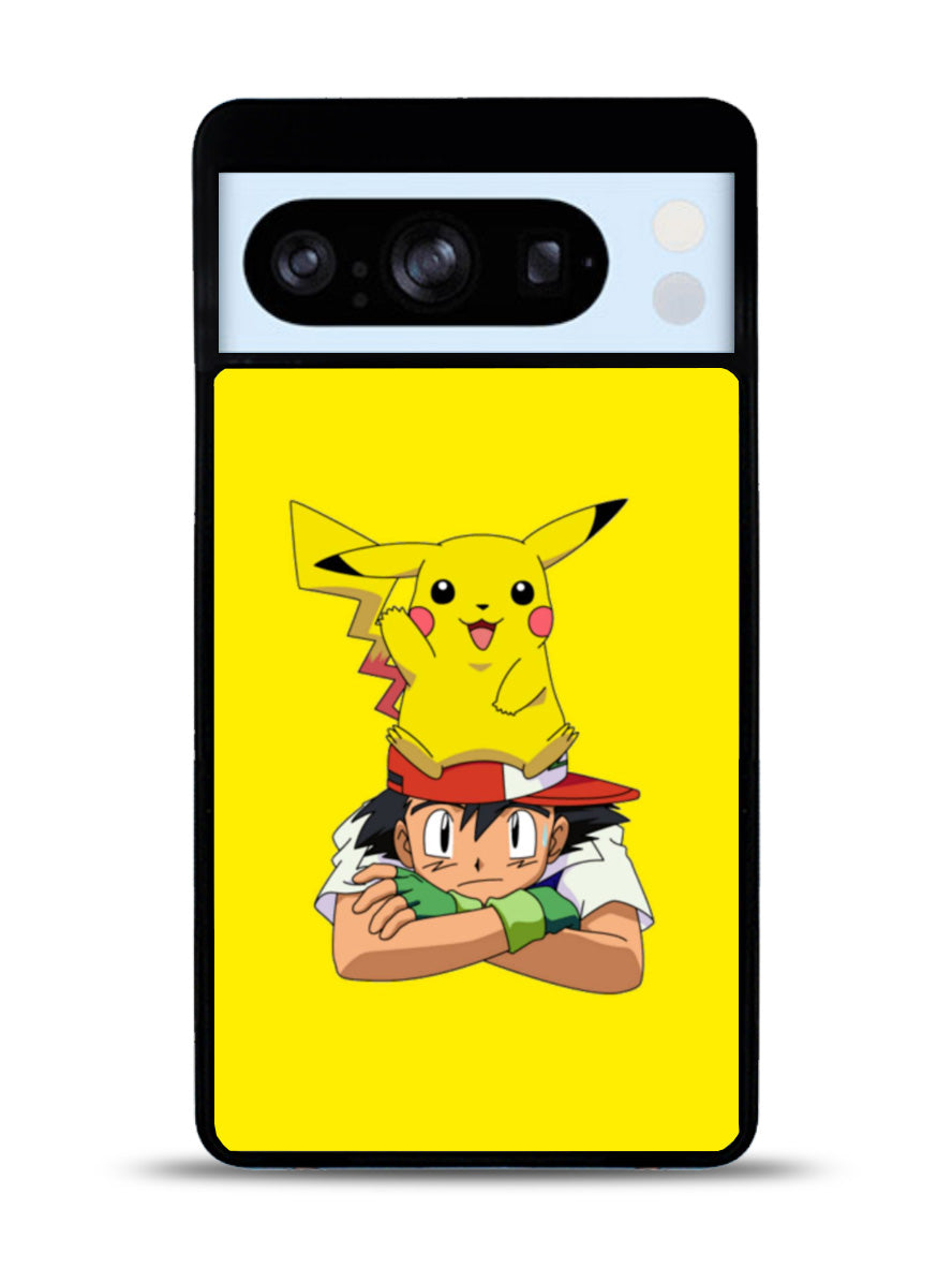 Ash Ketchum Pikachu Google Pixel 8 Pro Case QC9316