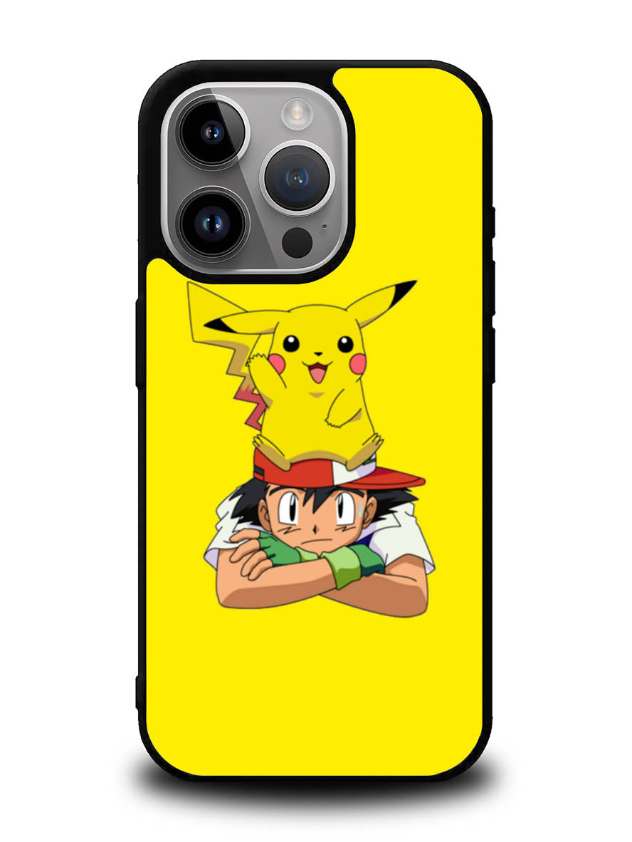 Ash Ketchum Pikachu iPhone 14 Pro Max Case QC9316
