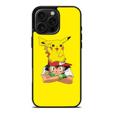 Ash Ketchum Pikachu iPhone 16 Pro Max Case OV9316