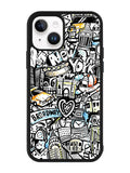 Doodle New York iPhone 14 Plus Case QC9338