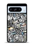 Doodle New York Google Pixel 8 Pro Case QC9338