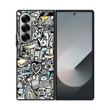 Doodle New York Samsung Galaxy Z Fold 7 5G Case QC9338