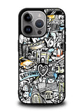 Doodle New York iPhone 16 Pro Max Case QC9338