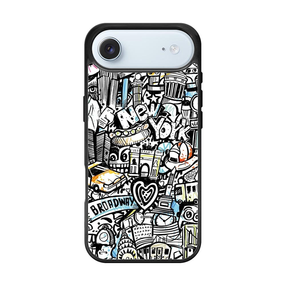 Doodle New York iPhone Air Case QC9338