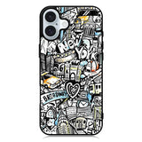 Doodle New York iPhone 16 Case QC9338