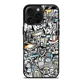 Doodle New York iPhone 16 Pro Case OV9338