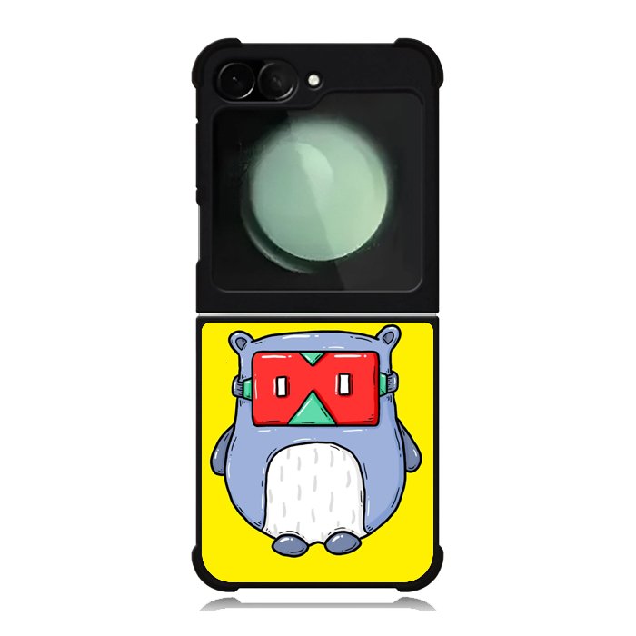 Red Mask Yellow Samsung Galaxy Z Flip 6 5G 2024 Case OV9394