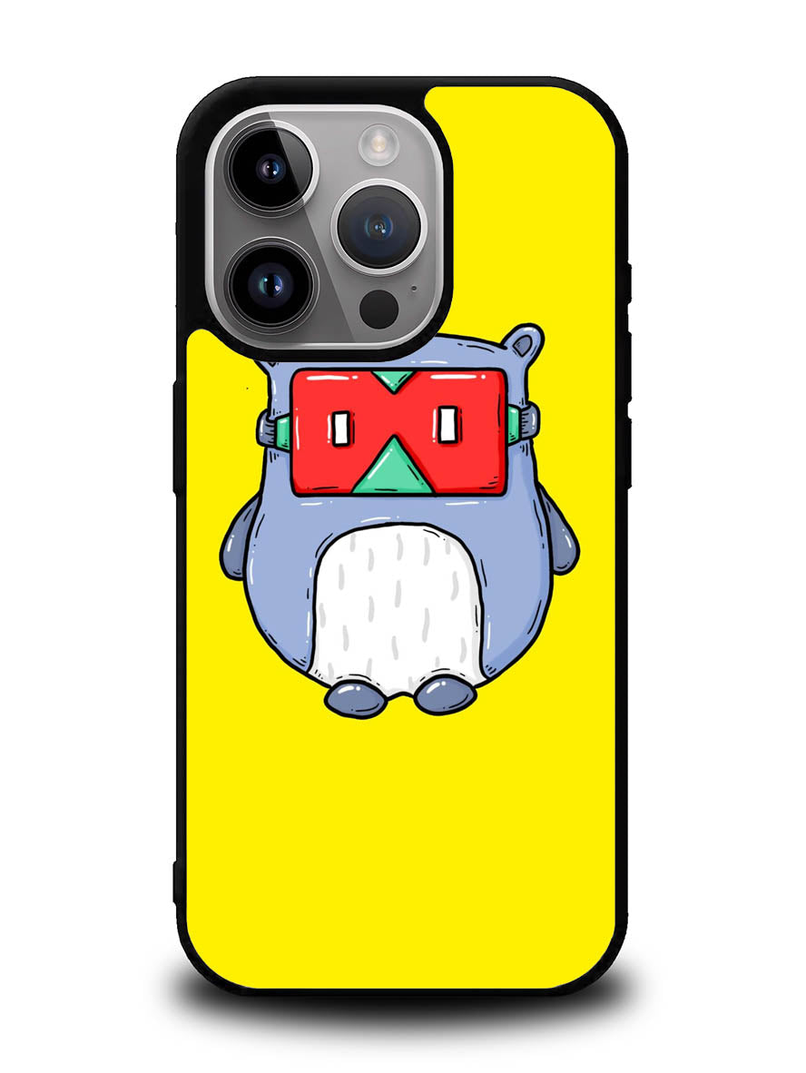 Red Mask Yellow iPhone 16 Pro Case OV9394