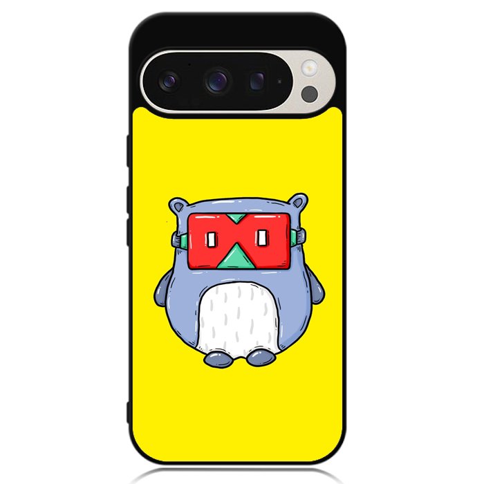 Red Mask Yellow Google Pixel 9 Pro XL Case OV9394